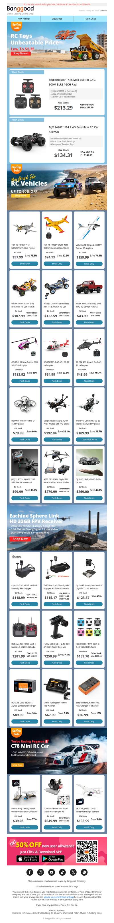 RC ERA A61 Airwolf Helicopter 50% OFF! More RC Vehicles Up to 60% OFF!