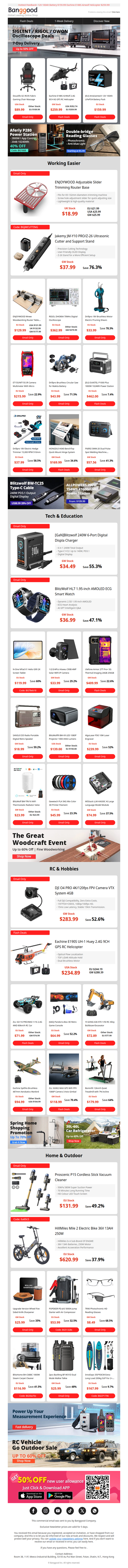 [Massive Limited-Time Sale] USA Stock Douxlife Gaming Chair $89.99! RIGOL DHO804 Digital Oscilloscope $362.99! Blitzwolf 240w GaN Display Charger $34.49!