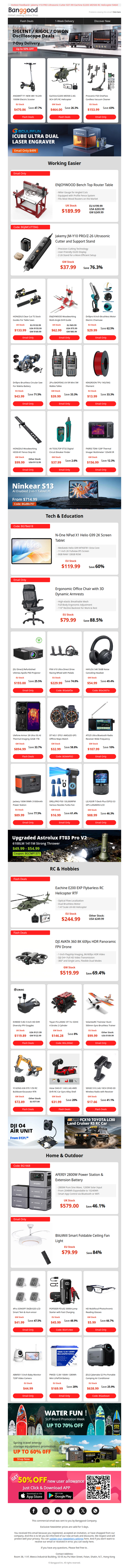 [Discount Upgrade!]  ENJOYWOOD Bench Top Only $189.99! 1KG 3D Printer Filament Only $13.99! Ergonomic Office Chair $79.99!