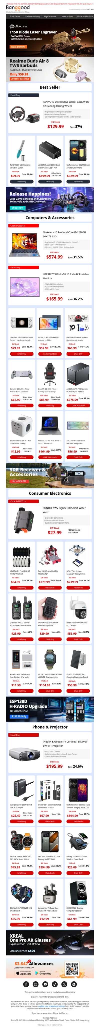 Amazing Price! $129.99 PXN VD10 Direct Drive Wheel Base. $159.99 H5 Gen2 Honeycomb Cutting Exhaust Platform.