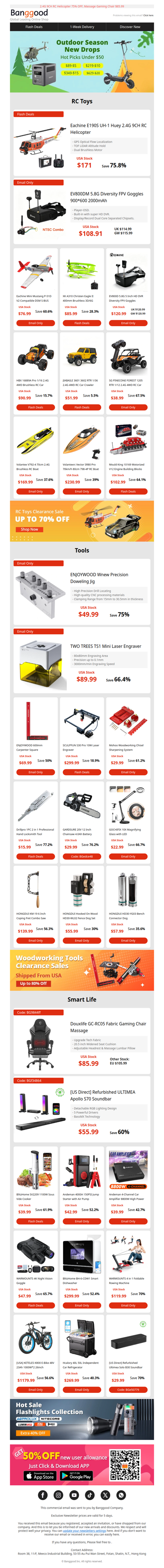 [ US Direct ] Last Call for Outdoor Season New Drops! Laser Engraver $89.99