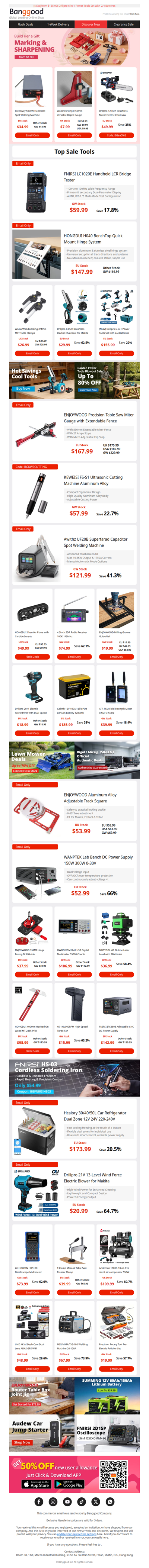 🔥Mother's Day Sale: Tools from $1.99 | FNIRSI LC1020E Only $59.99!