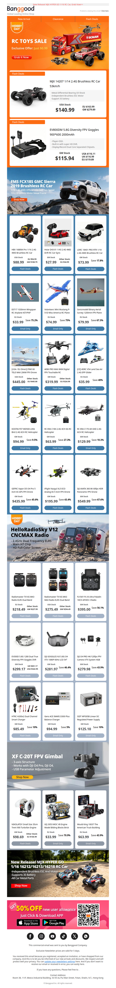 [HOBBY DAY SALE✈️🚤] Up To 80% OFF For RC Toys! 72Hrs Only!
