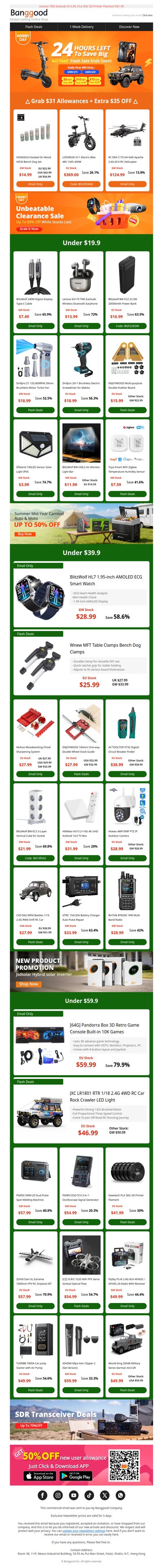 [24-Hours Countdown] ALL Under $59.99 + Extra Payment Discount!