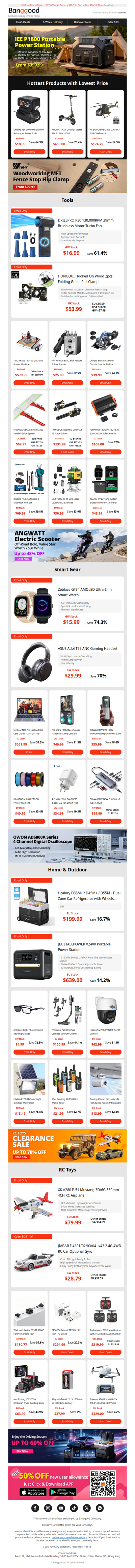 Weekend Mega Sale: 1024Wh 3600W Max Output Power Station From $399.99 & Zeblaze GTS4 Only $15.99!