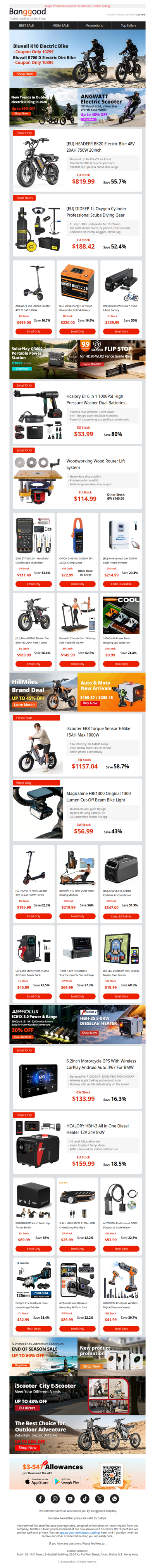 🔥 Bluvall Electric Bike – Major Promo! Explore Outdoor E-Riding | Sports & Auto Parts – Shop Now!