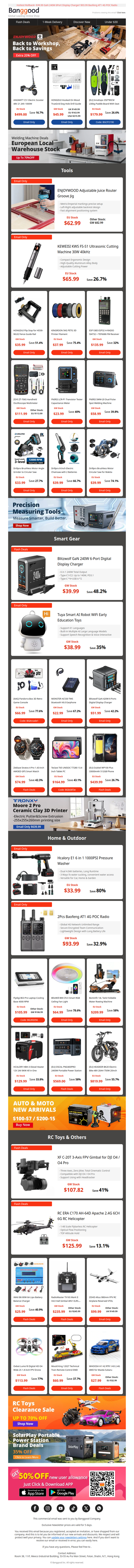 🔥48Hrs Best Price Exclusive Email! $37.99 5KG PETG 3D Printer Filament! Tuya AI Robot Early Education Toys Only $38.99!