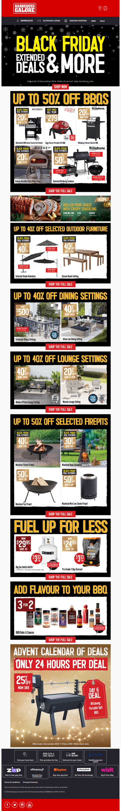 🔥 Up to 50% Off BBQs—Extended Black Friday Deals!