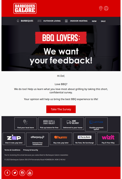 Dsf, Got BBQ Thoughts? – We’d Love to Hear Them!