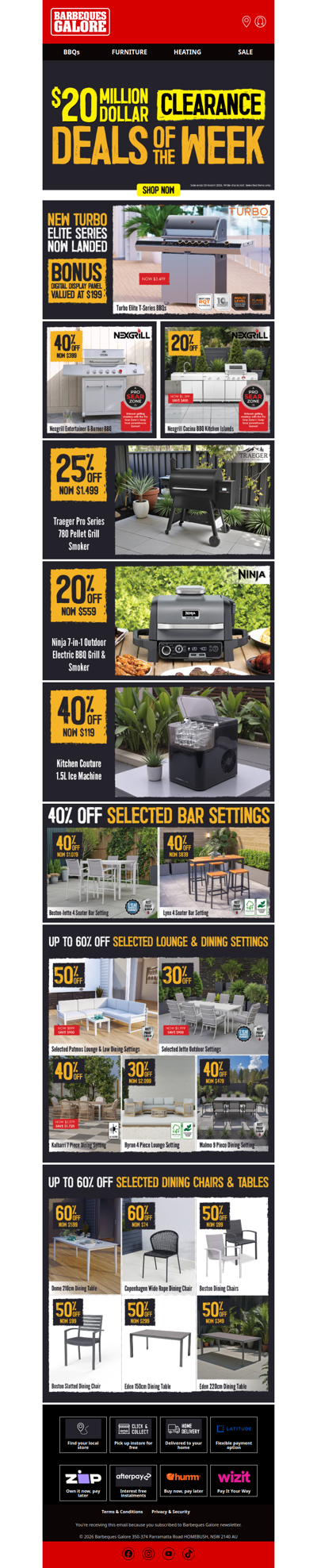 Weekly Savings, Sorted | $20M Clearance Sale