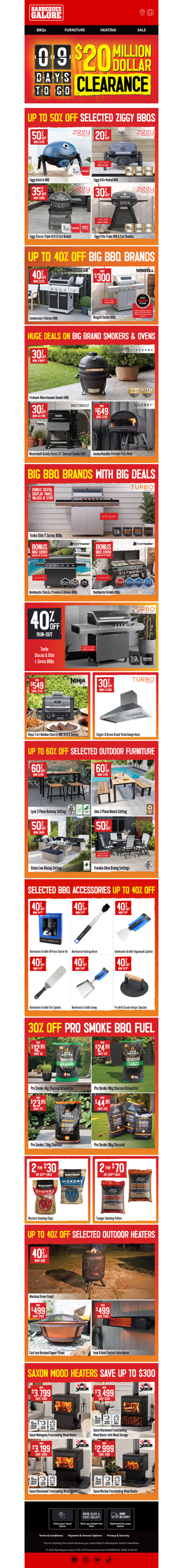 Don’t Miss Out – Selected Ziggy BBQs Up to 50% Off!