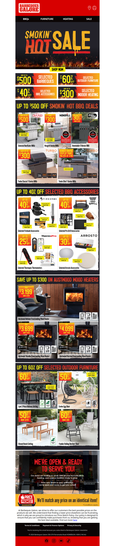 Smokin' Hot Sale On Now 🔥