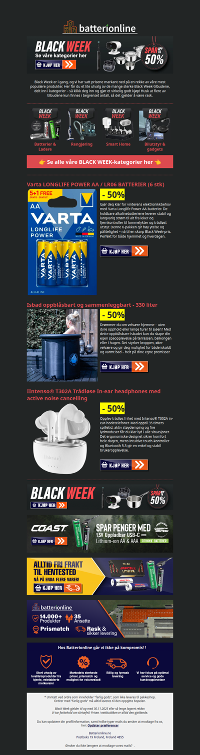 🚨 Black Week er i gang!