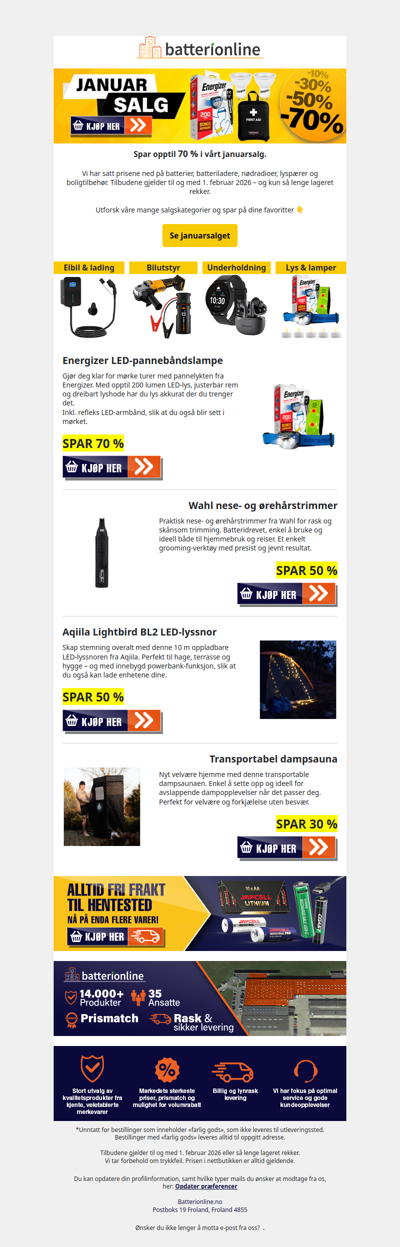 Januarsalget er i gang 🔥