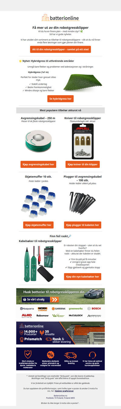 Få mer ut av robotklipperen din i år