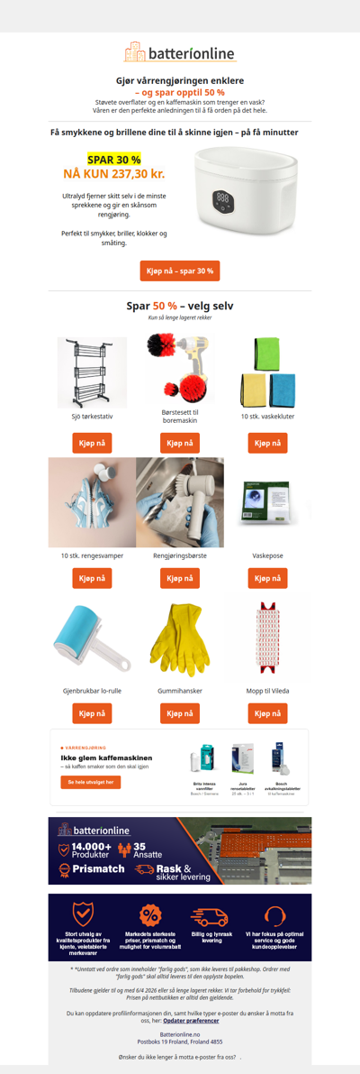 Klar for vårrengjøring?