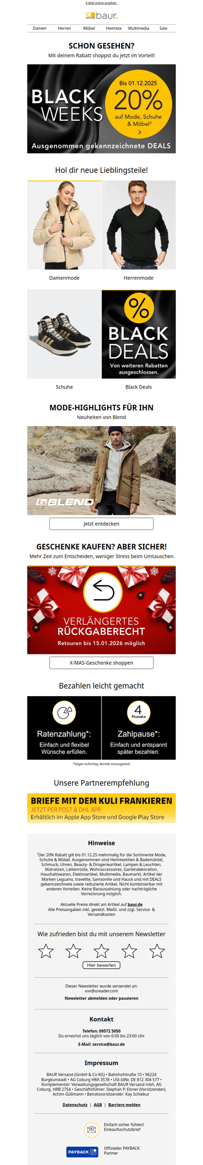 📢 Dein Black Weeks Rabatt ruft!