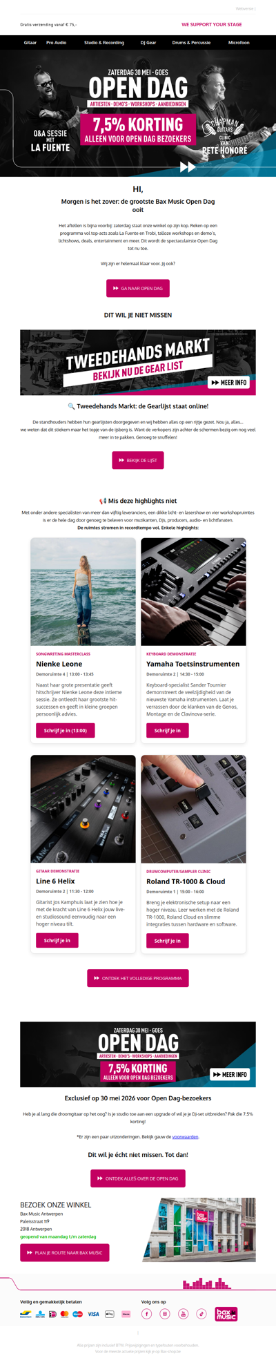 Open Dag onthulling: Deze topartiest (én een dikke korting) wacht op je! 🎧