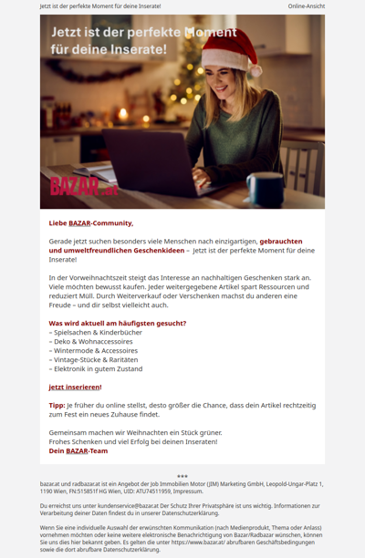 Gesucht werden nachhaltige Geschenke!