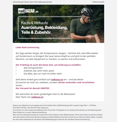 Die Fahrradsaison steht vor der Tür - Bist du bereit?