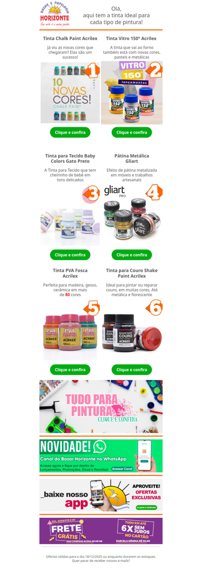 Top 6 Tintas da Semana: Tem Novidades da Acrilex, Tinta com cheirinho de Bebê e mais. Vem escolher a sua!🧡🎨