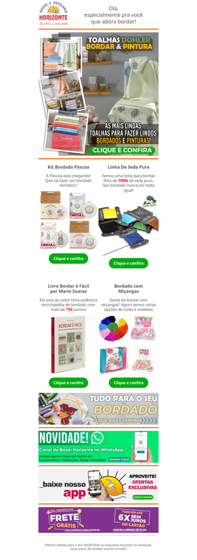 Toalhas para Bordar + Linha de Seda para Bordado, Miçangas e um Livro de Bordado FAN-TÁS-TI-CO! Vem ver🧡😍