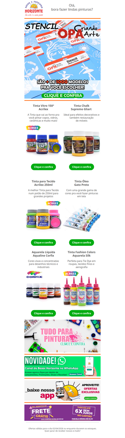 Stencil Opa com + de 1000 modelos e 6 Tintas para Todos os tipos de pintura. Vem escolher a sua!🧡🎨