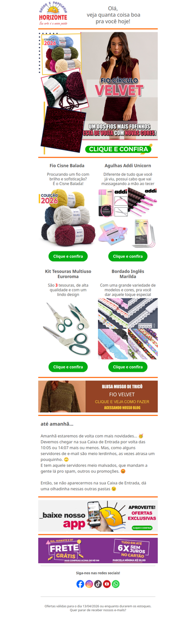 Novos Fios 2026 da Círculo e Cisne, Kit de Tesourase uma Agulha Importada FAN-TÁS-TI-CA. Vem ver!😍🧡