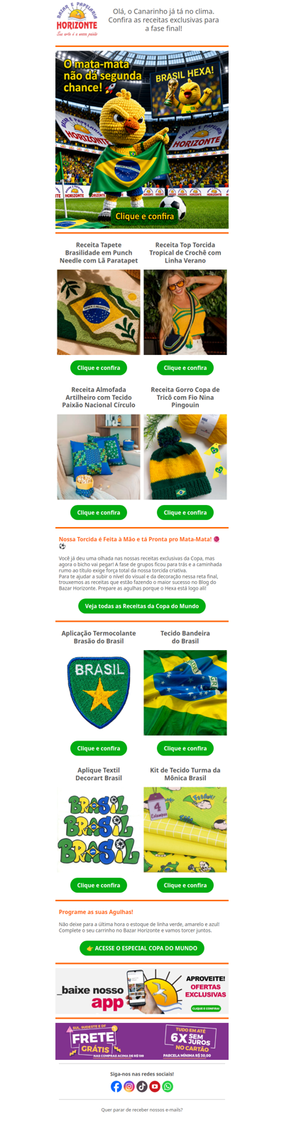💚⚽ Coração na boca! O mata-mata chegou e o Hexa tá mais perto ⚽🧡