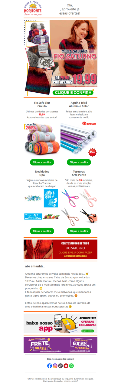 Fios da Círculo com SUPER DESCONTOS, Novidades em Stencil e Transfer e um montão de Tesouras. Vem ver!🧡😱