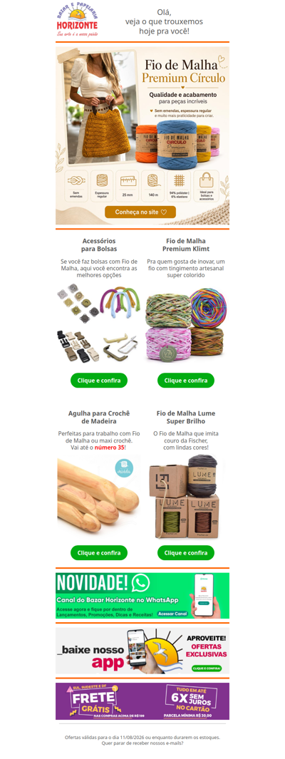 Lindos modelos de Fio de Malha pra você arrasar + Acessórios para Bolsas e Agulha de Madeira. Vem ver!🧡