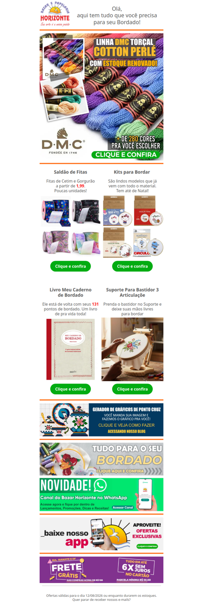 Linha para Bordar DMC + Saldão de Fitas, Suporte para Bastidor e um Livro de Bordado INCRÍVEL. Vem ver!🧡😍