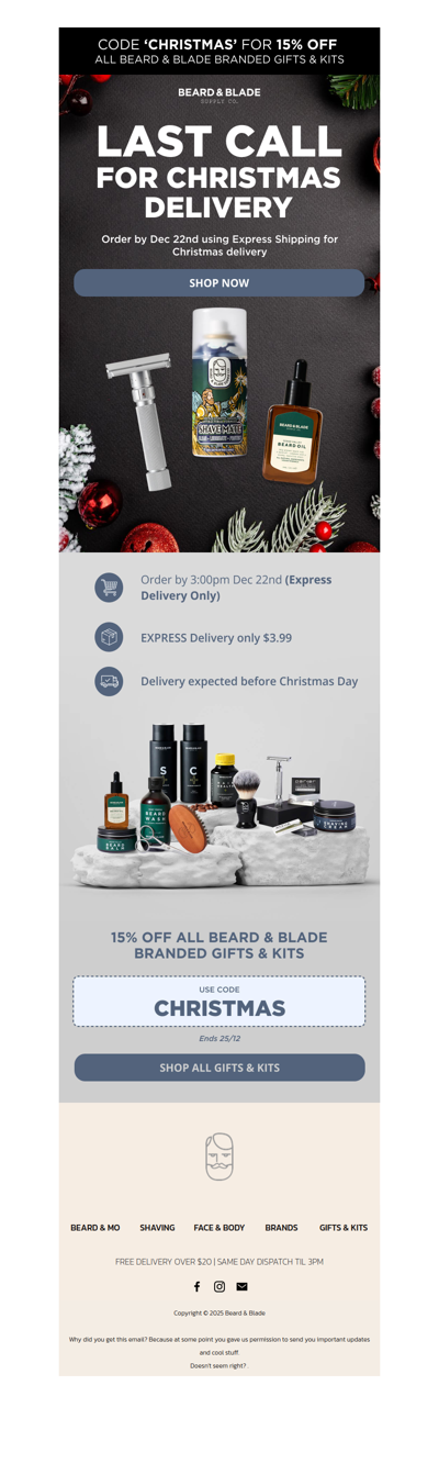 Order soon or miss Christmas 📦