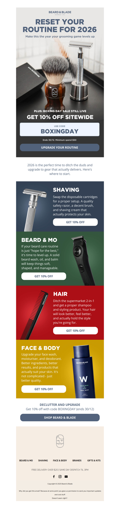 Time to reset your routine for 2026 🔄