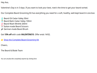 Look sharp beyond Valentine's Day 👀