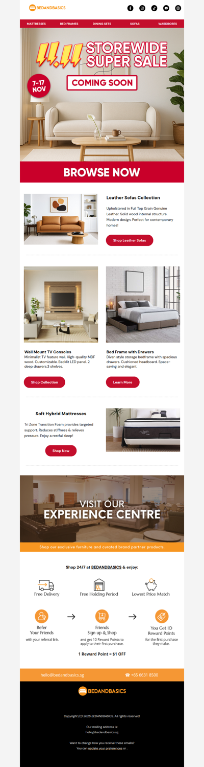 Just 2 Days Away! 11.11 Storewide Super Sale Starts Soon ⏰