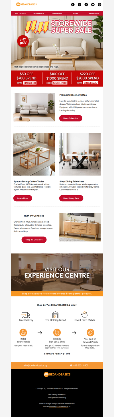 Almost Over! Grab Up to $220 OFF Before 11.11 Ends! ✨