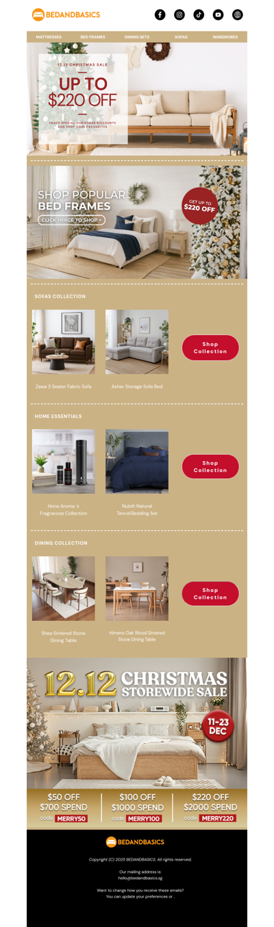 Happy 12.12 enjoy our Christmas Sale specials today 🎄✨