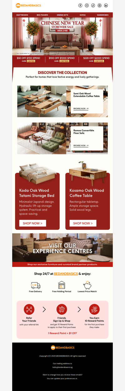 CNY Sale Still Ongoing 🧧 New Furniture Just Dropped 😎