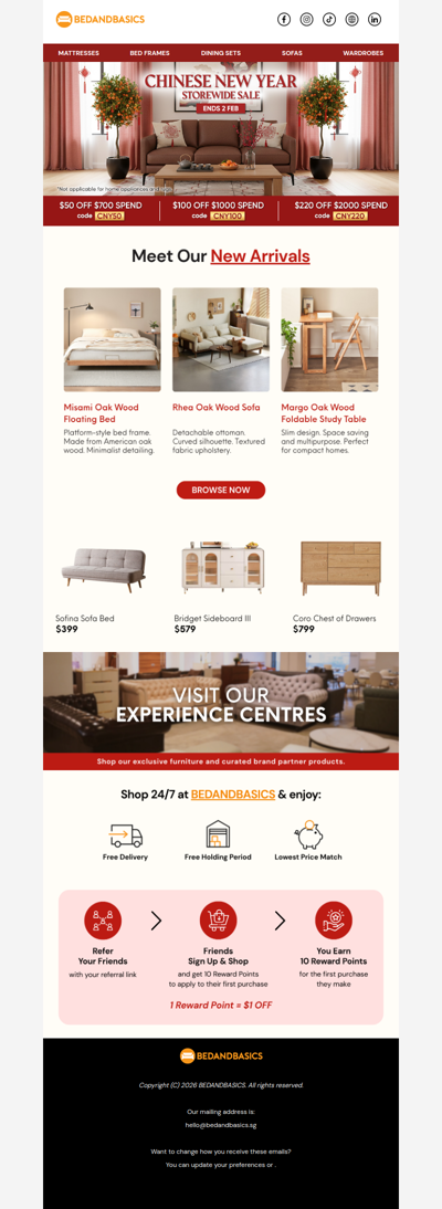 Last Weekend to Visit Us for CNY Sale 🧧