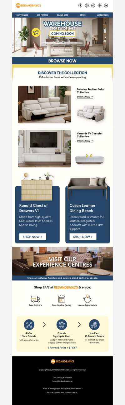 The Wait Is Almost Over 🛋️ Warehouse Sale Is Almost Here 😎