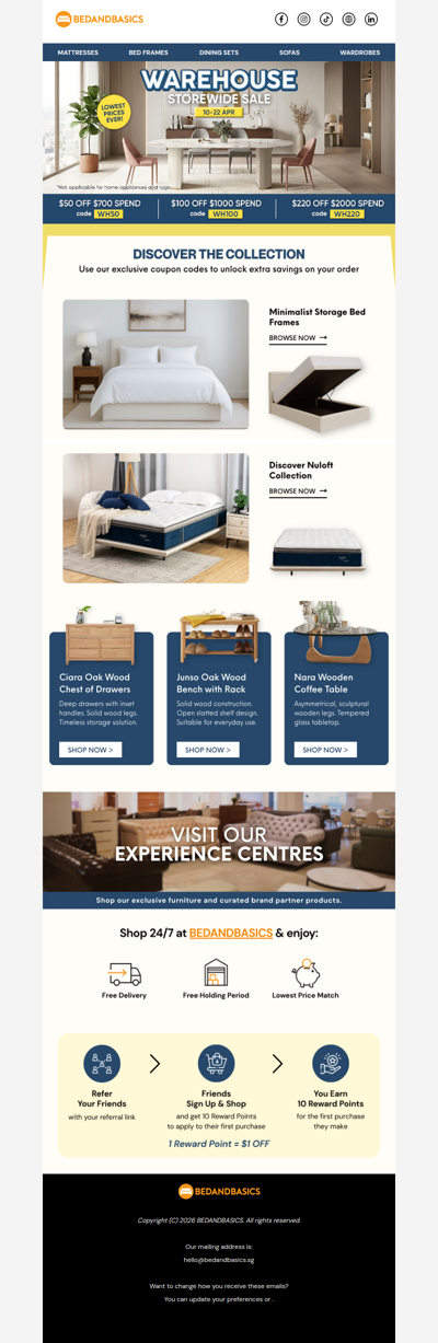 LIVE Now: Warehouse Sale Starts Today 🔥