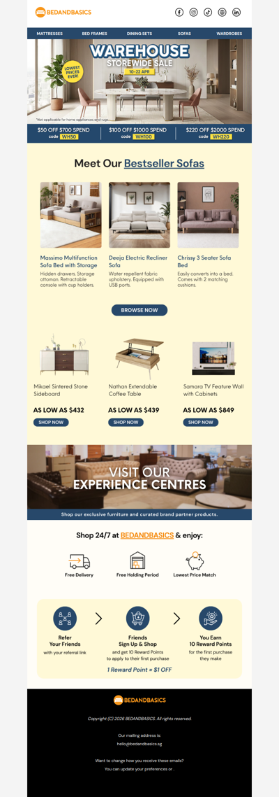 Warehouse Sale Continues 🔥 Save Up to $220 🤩