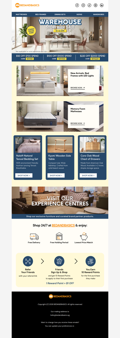 Warehouse Sale Ending in 4 Days ⏳