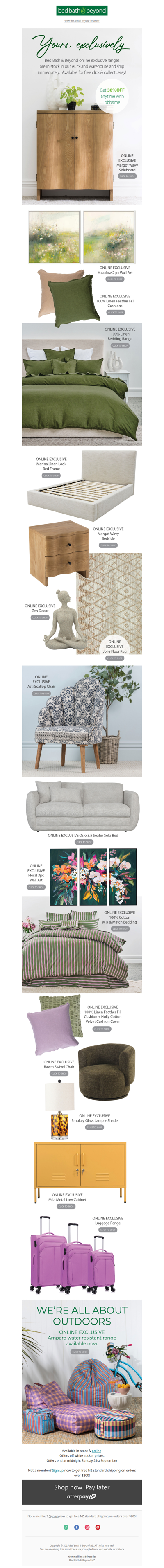 Yours Exclusively 💚 SHOP ONLINE EXCLUSIVES NOW