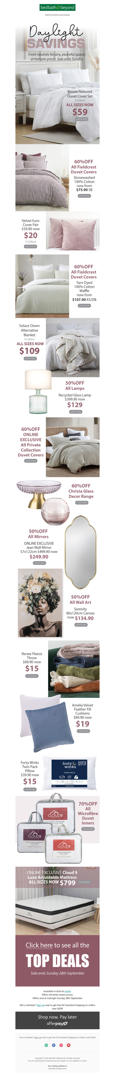 Peaceful spaces at BARGAIN PRICES 💜