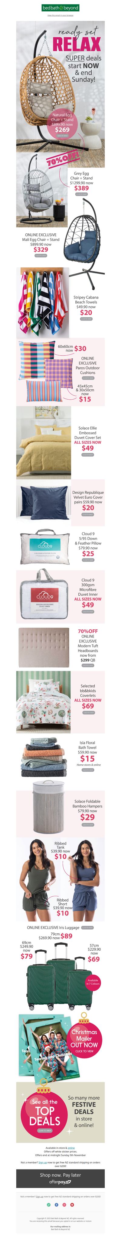 Ready Set Relax 🌞 SUPER DEALS START NOW