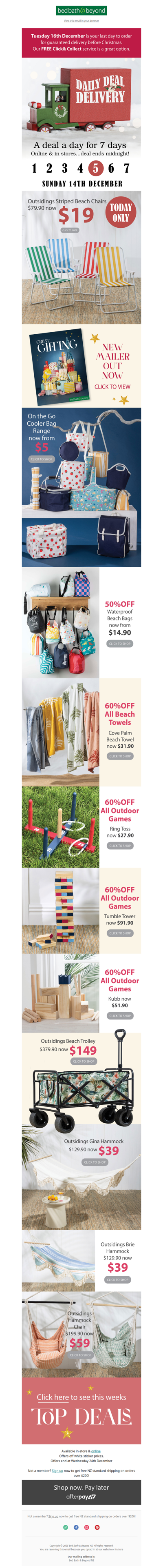 TODAY ONLY Striped Beach Chairs NOW $19 ❤️