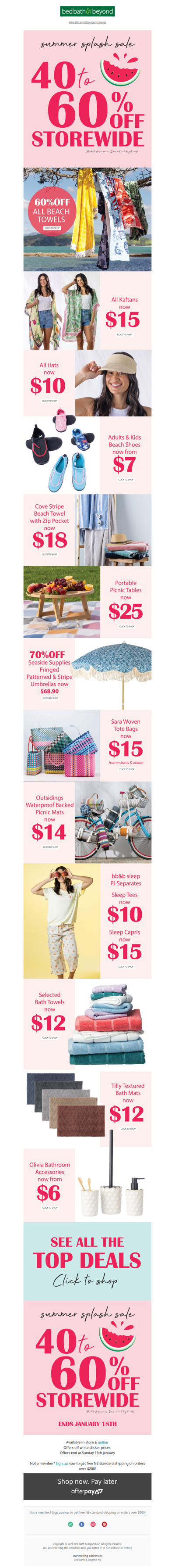 Summer Splash Sale  🌊 SHOP NOW!