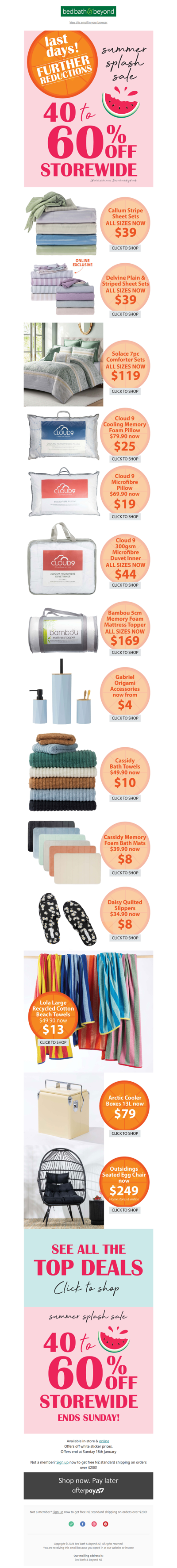 Summer Splash Sale! Further Reductions 🍉